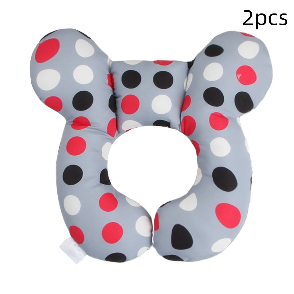 Infant Pillow  Baby Bed  U-Shaped Safety Seat  Neck Guard  Fixed Stereotyped Stroller Pillow