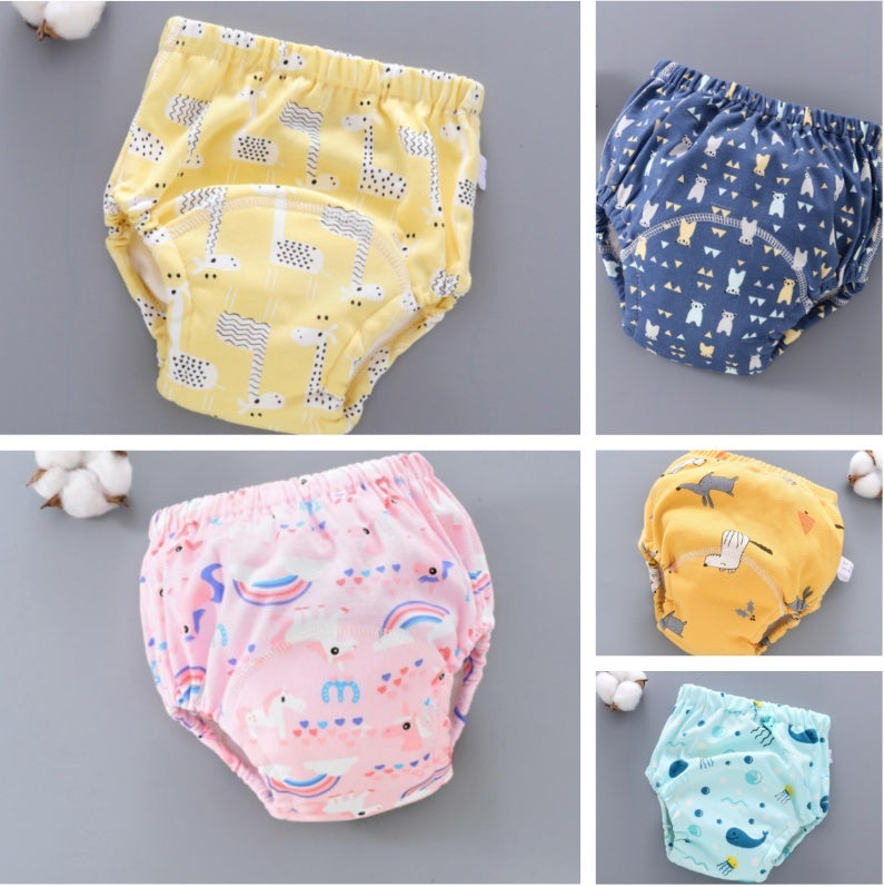 Baby Training Pants Washable 6-layer Gauze Diaper Cover